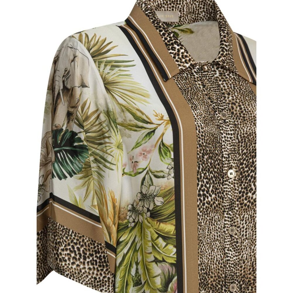 Elie Saab Savannah Print Shirt tag size 40 Women - Picture 4 of 4